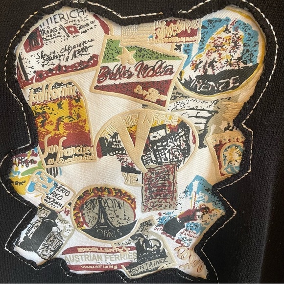 Vintage Supertouch Paris New York Mockneck Sweater - Picture 2 of 6